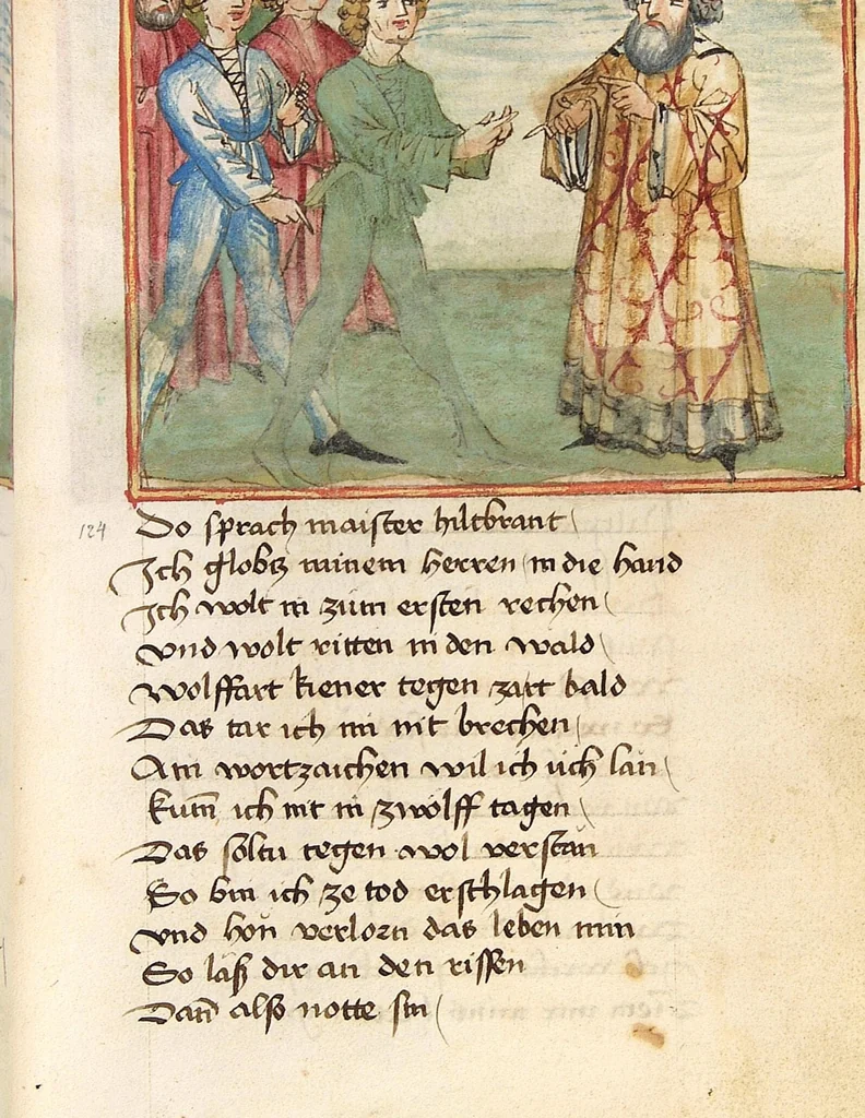 An illustration from Sigenot, 1470, leaf 131