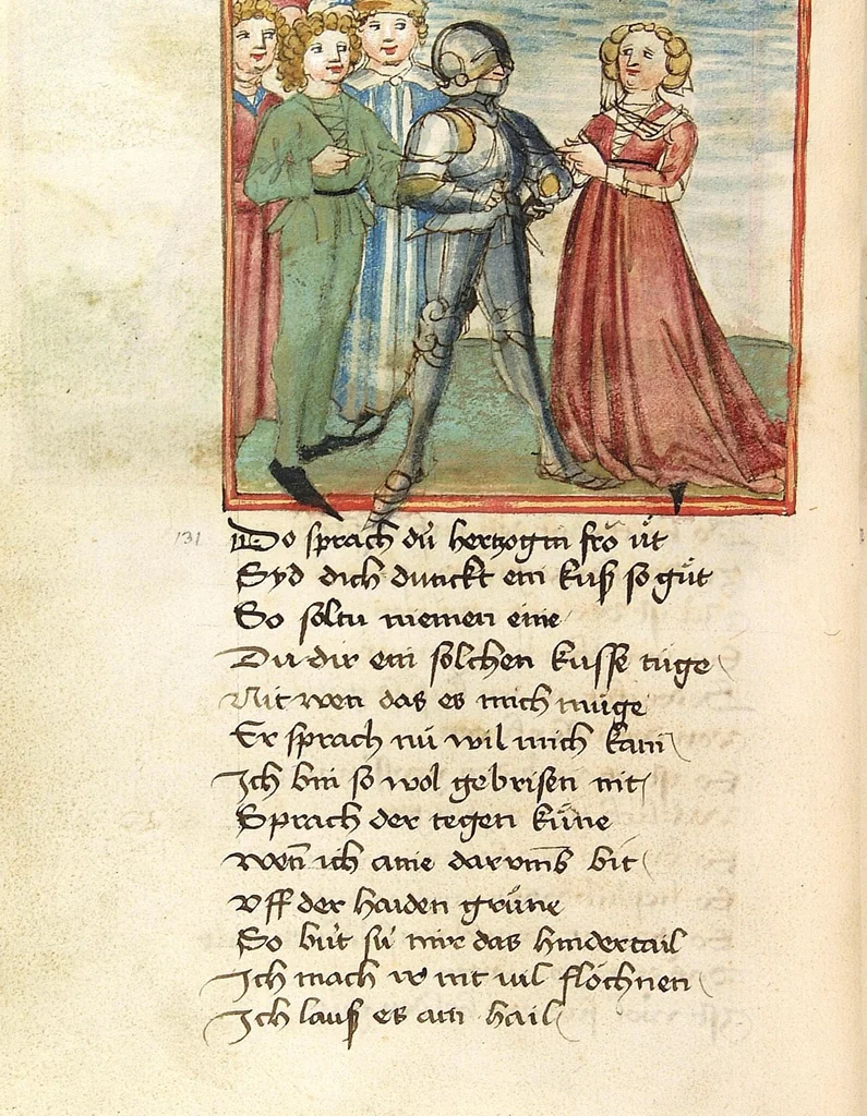 An illustration from Sigenot, 1470, leaf 138