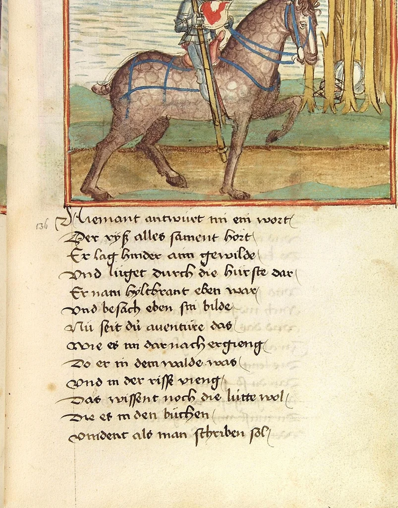 An illustration from Sigenot, 1470, leaf 143