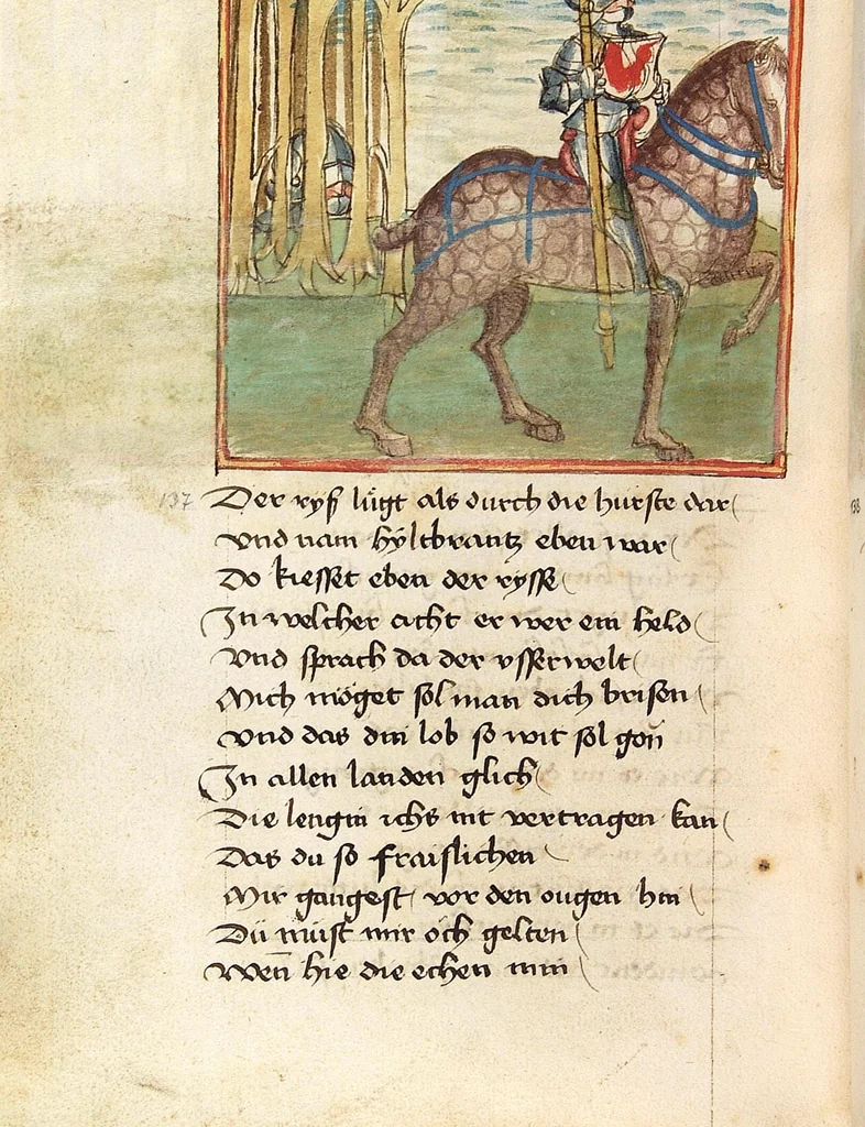 An illustration from Sigenot, 1470, leaf 144
