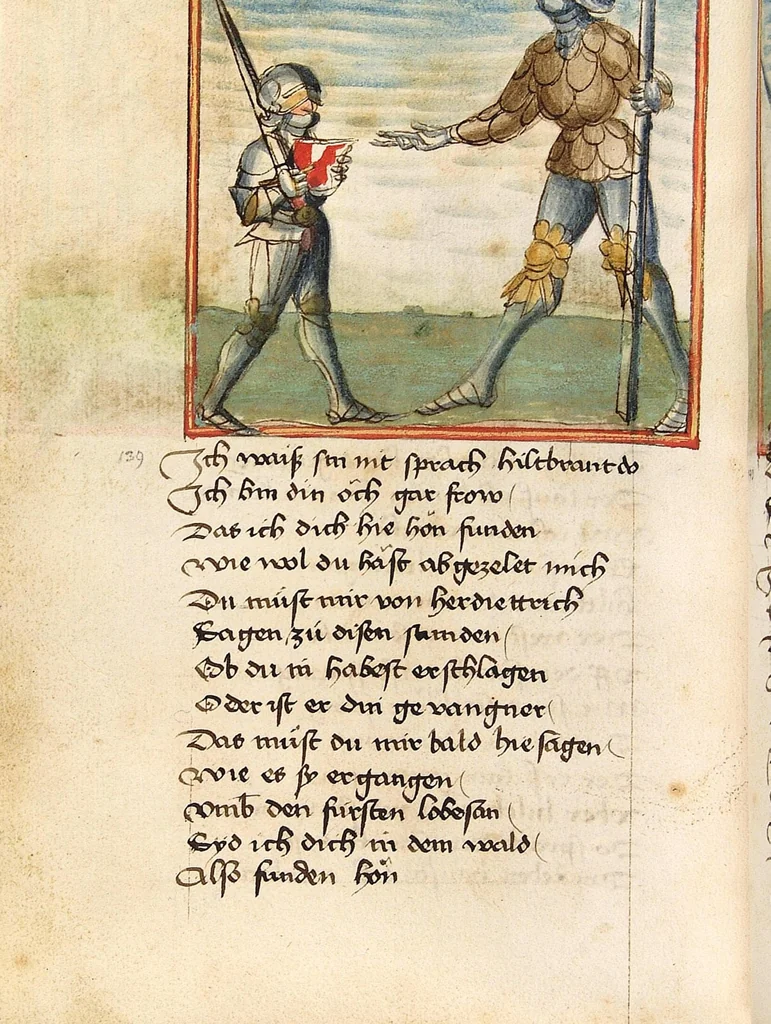 An illustration from Sigenot, 1470, leaf 146