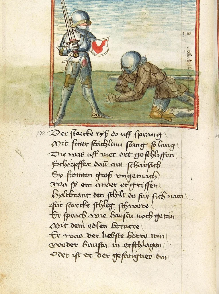 An illustration from Sigenot, 1470, leaf 150