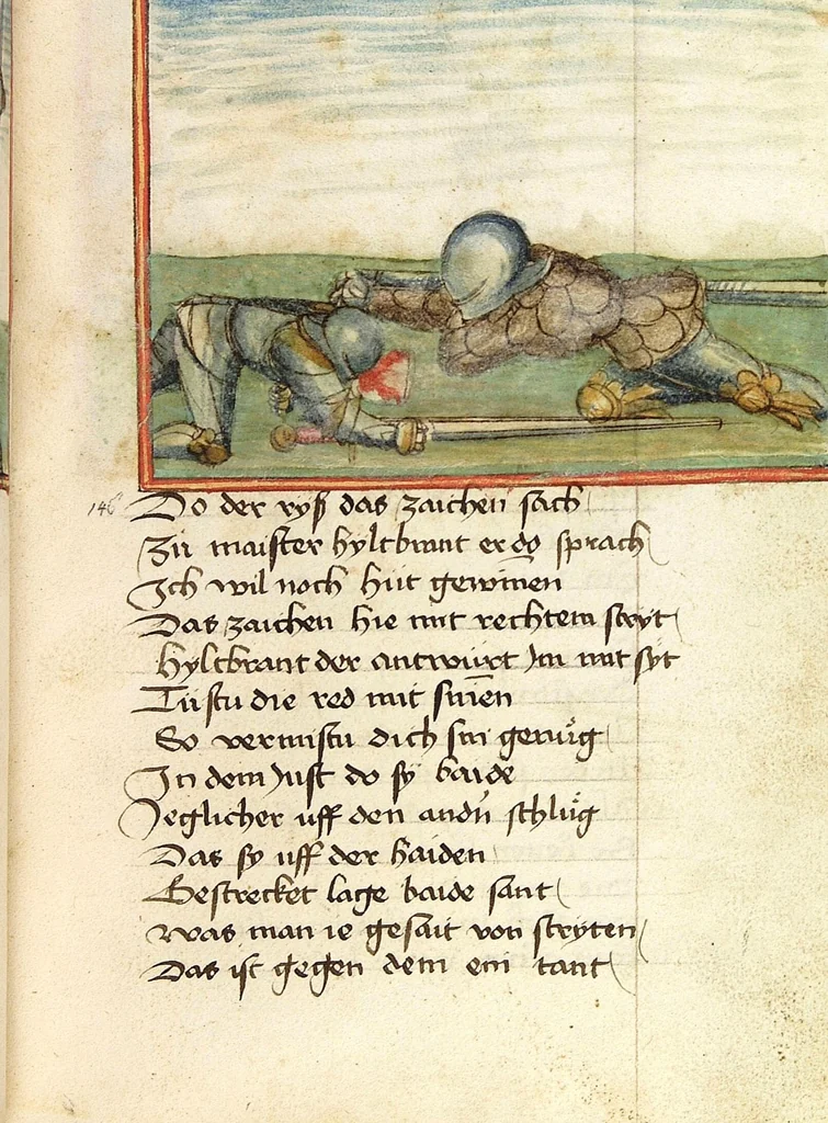 An illustration from Sigenot, 1470, leaf 153
