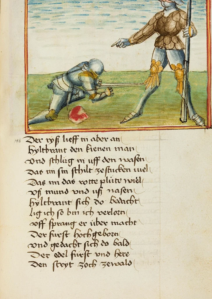 An illustration from Sigenot, 1470, leaf 155