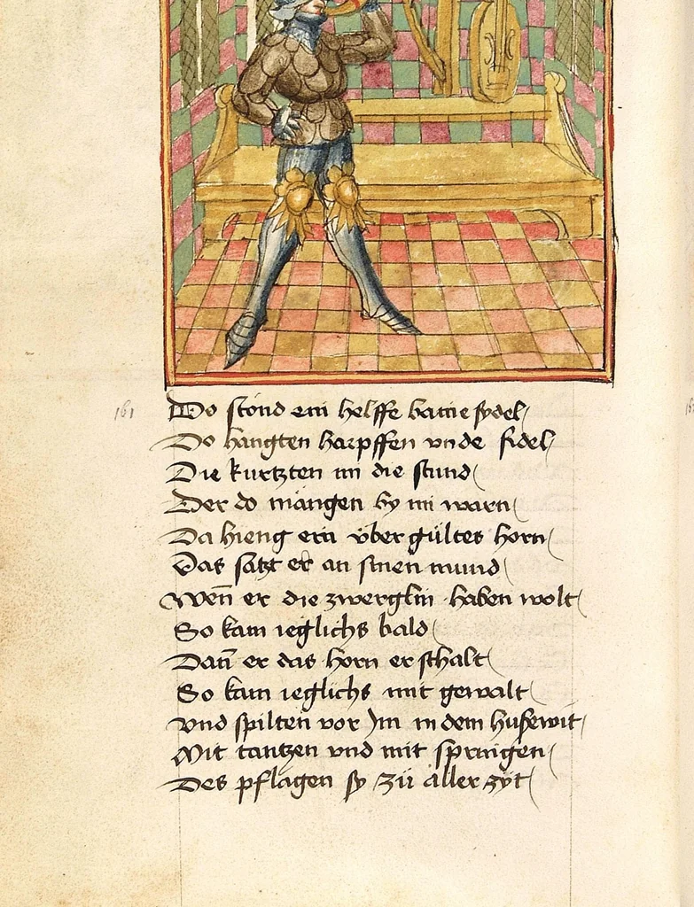 An illustration from Sigenot, 1470, leaf 168