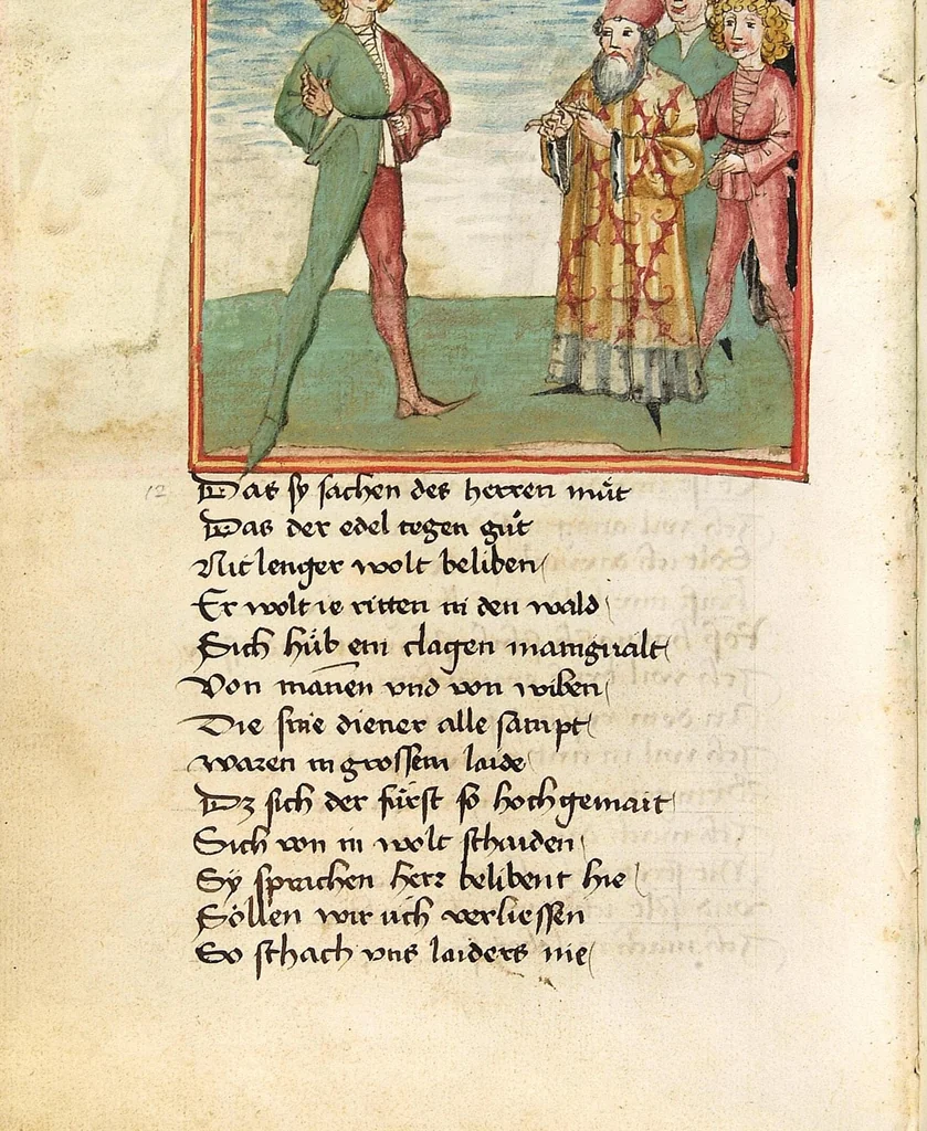 An illustration from Sigenot, 1470, leaf 18