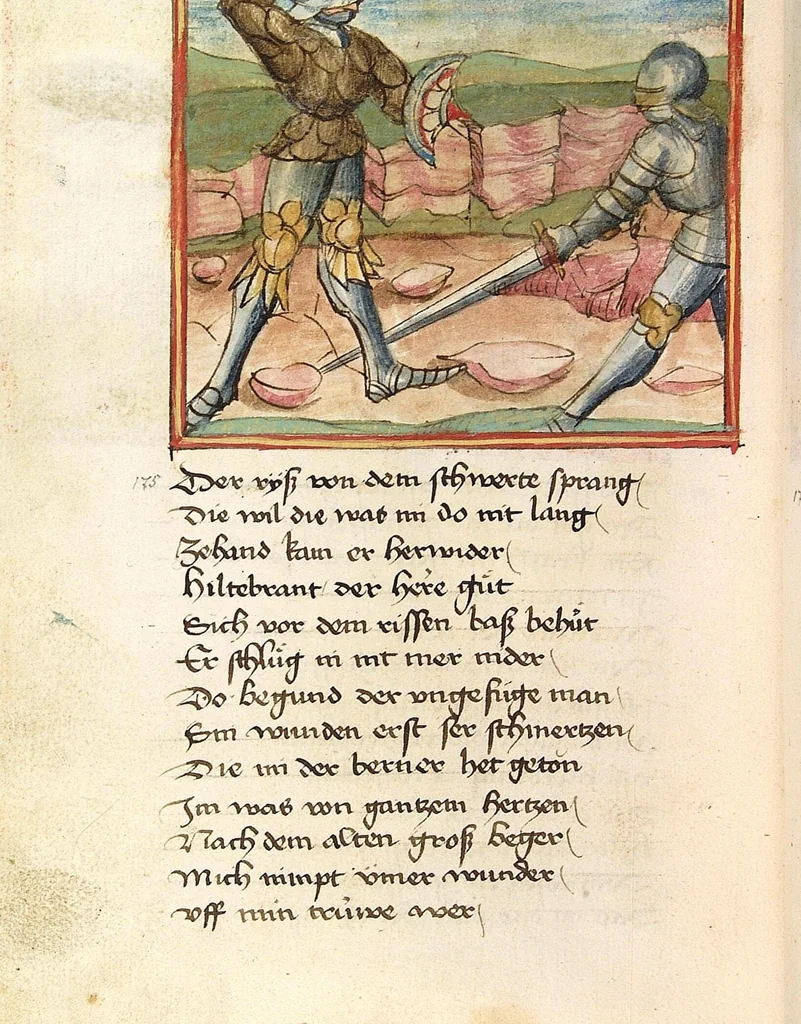 An illustration from Sigenot, 1470, leaf 182