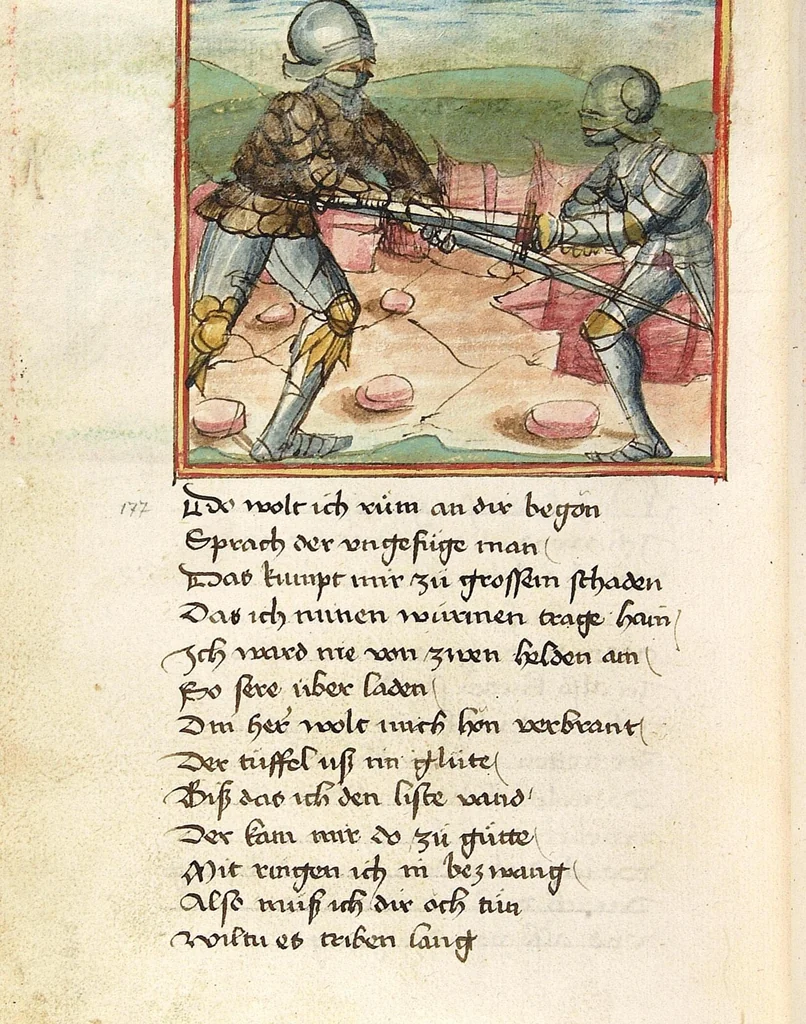 An illustration from Sigenot, 1470, leaf 184