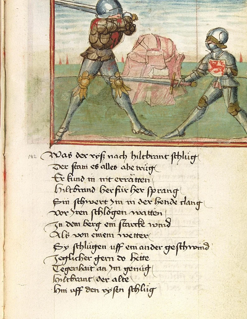 An illustration from Sigenot, 1470, leaf 189