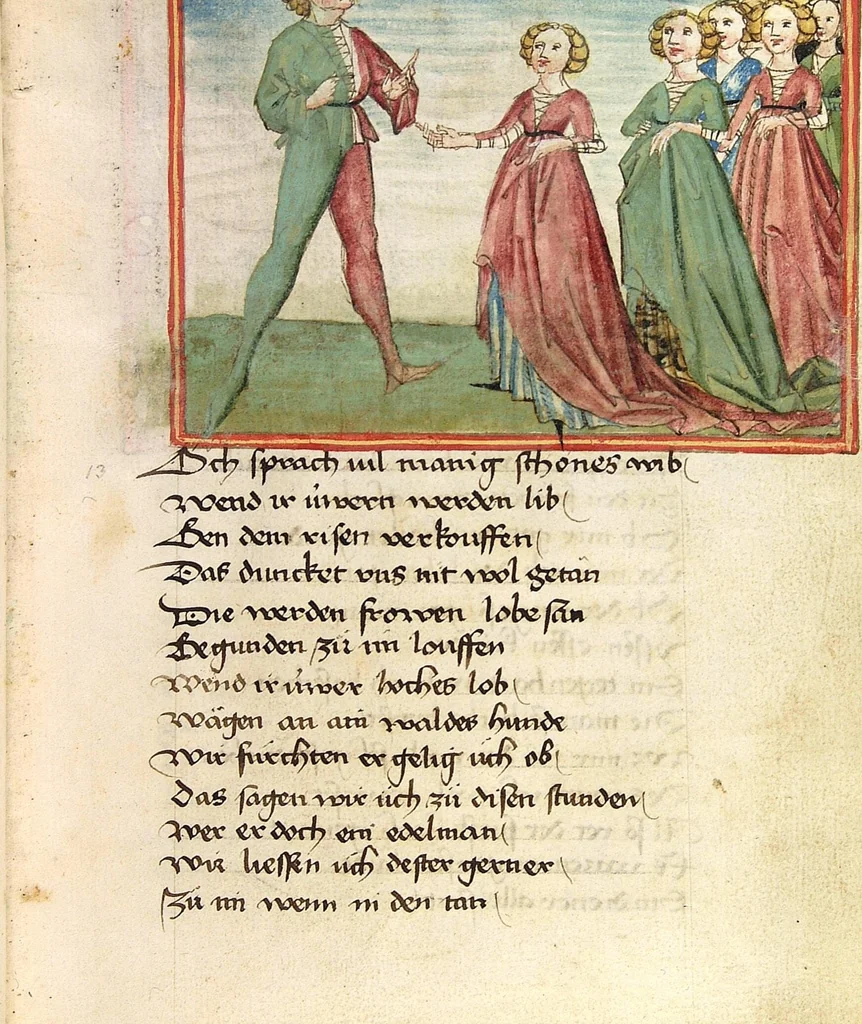 An illustration from Sigenot, 1470, leaf 19