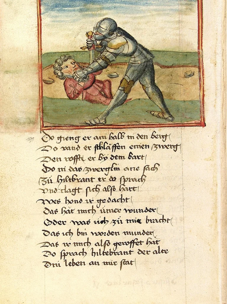 An illustration from Sigenot, 1470, leaf 198