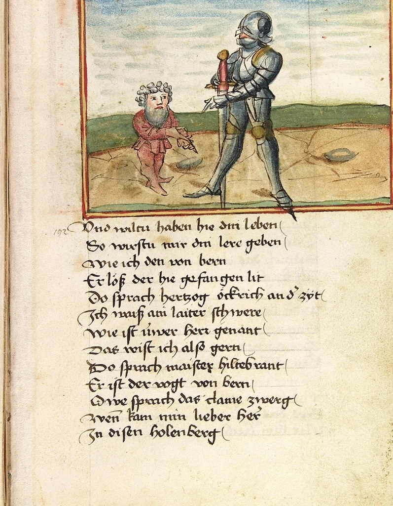 An illustration from Sigenot, 1470, leaf 199