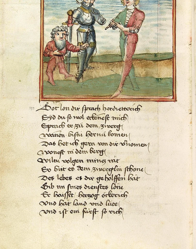 An illustration from Sigenot, 1470, leaf 204