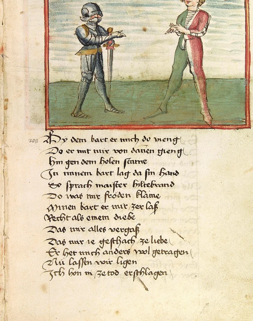 An illustration from Sigenot, 1470, leaf 207