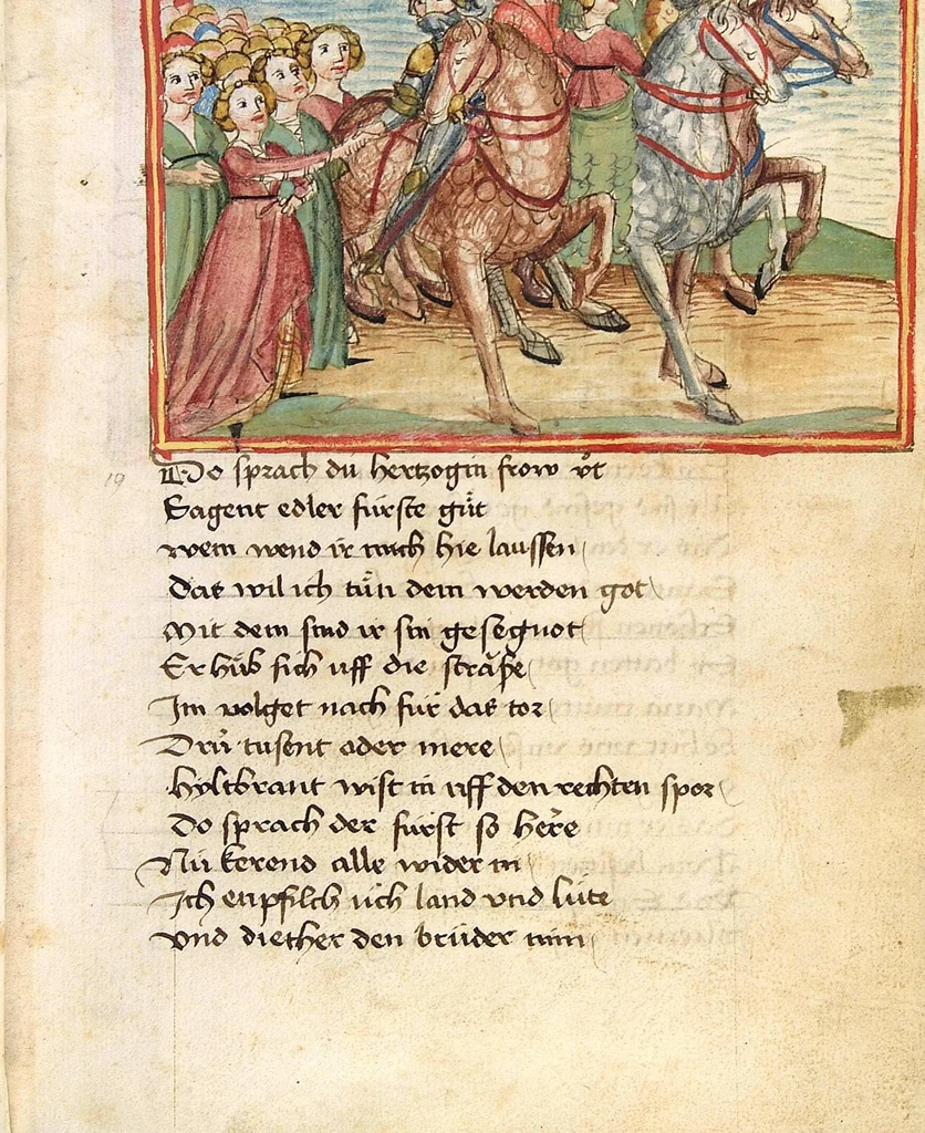 An illustration from Sigenot, 1470, leaf 25