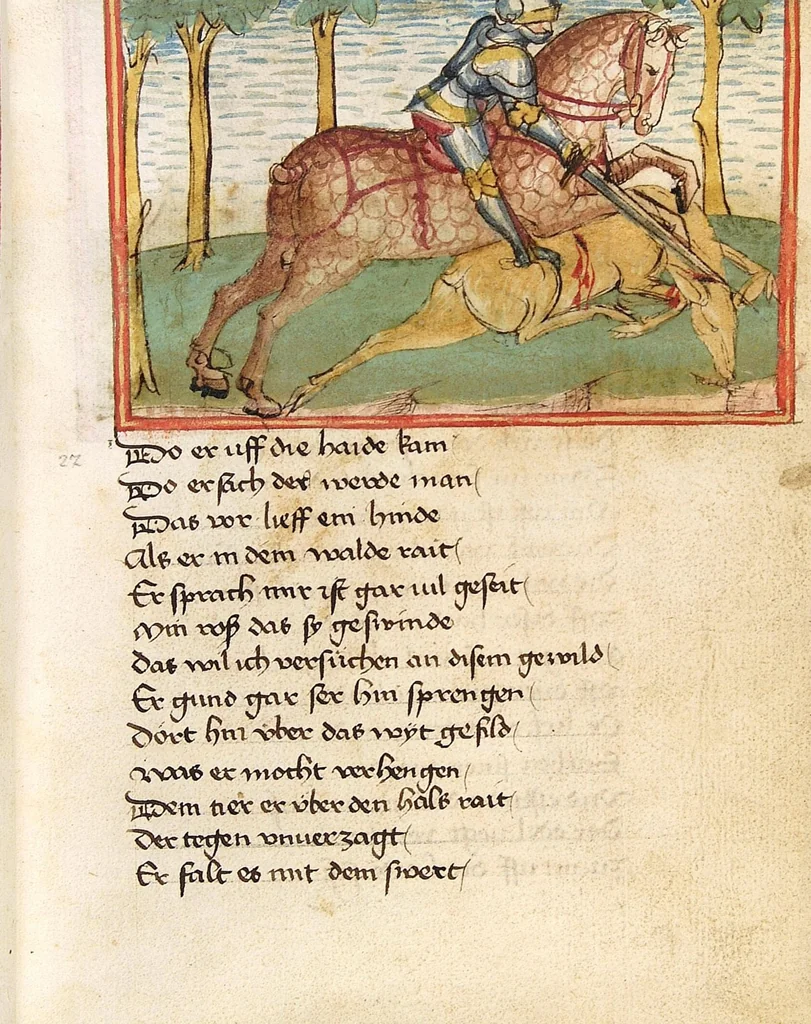 An illustration from Sigenot, 1470, leaf 33