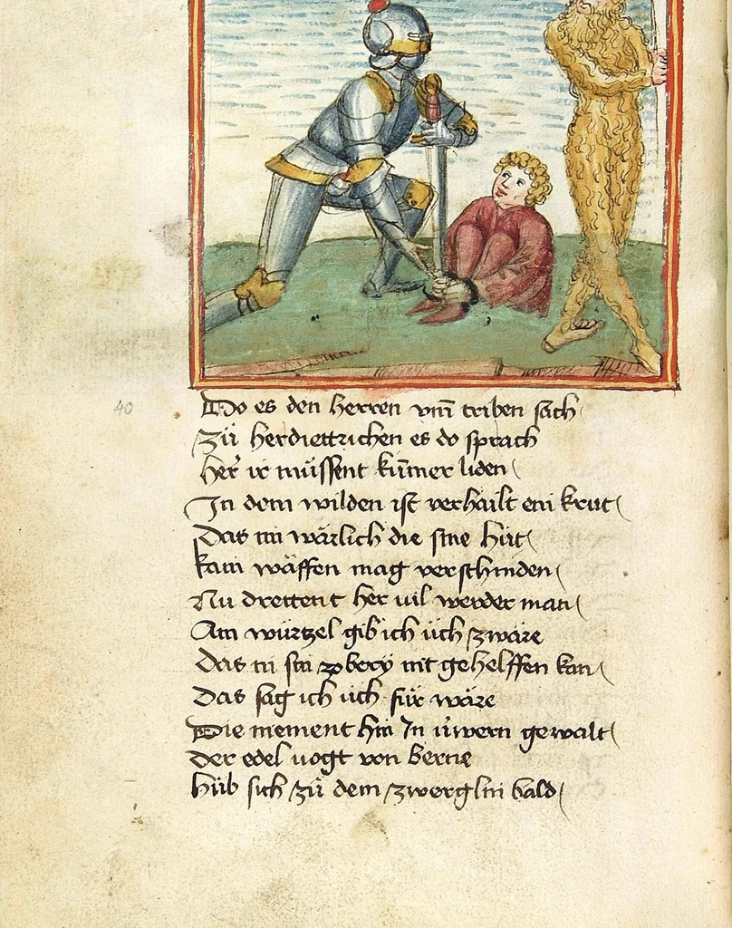 An illustration from Sigenot, 1470, leaf 46