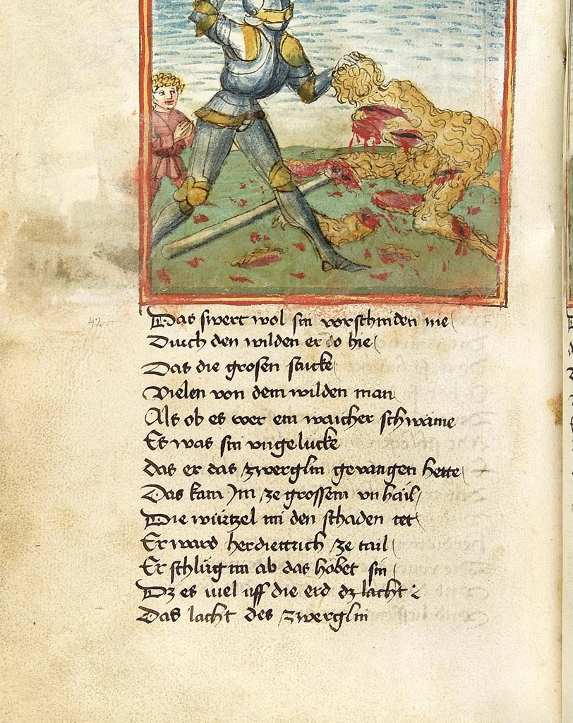 An illustration from Sigenot, 1470, leaf 48