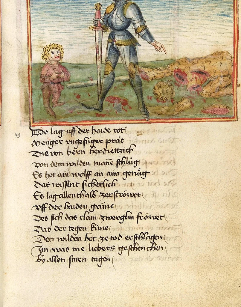 An illustration from Sigenot, 1470, leaf 49