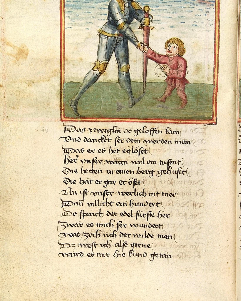 An illustration from Sigenot, 1470, leaf 50
