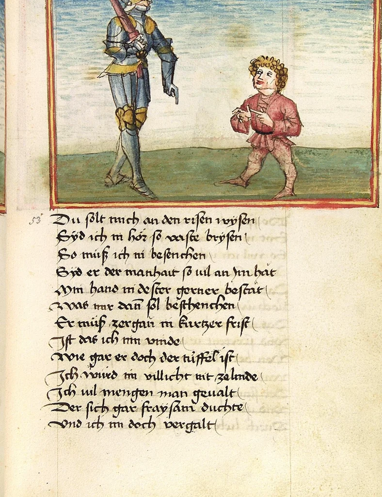 An illustration from Sigenot, 1470, leaf 59