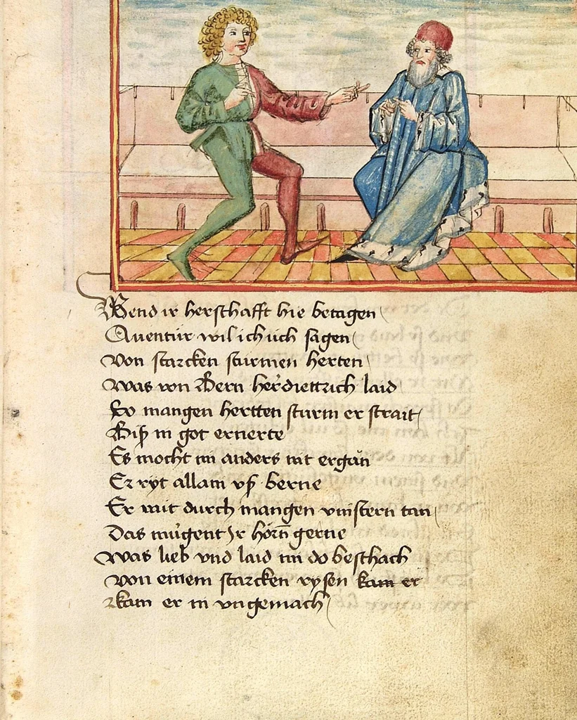 An illustration from Sigenot, 1470, leaf 7