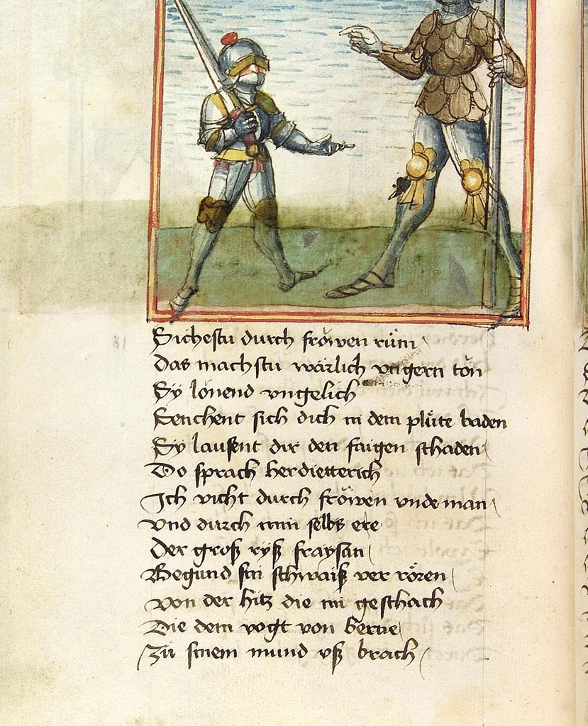 An illustration from Sigenot, 1470, leaf 88