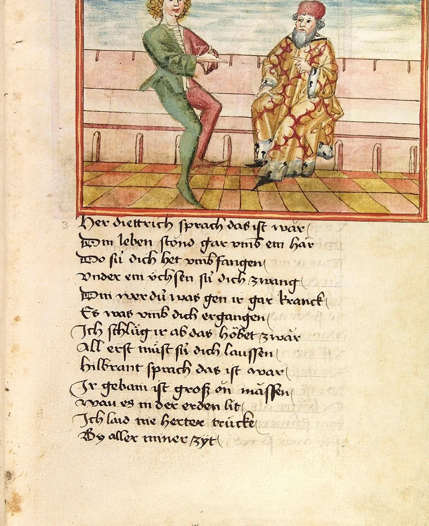 An illustration from Sigenot, 1470, leaf 9