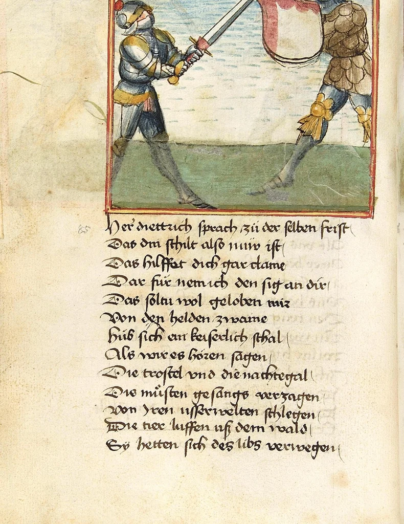 An illustration from Sigenot, 1470, leaf 92