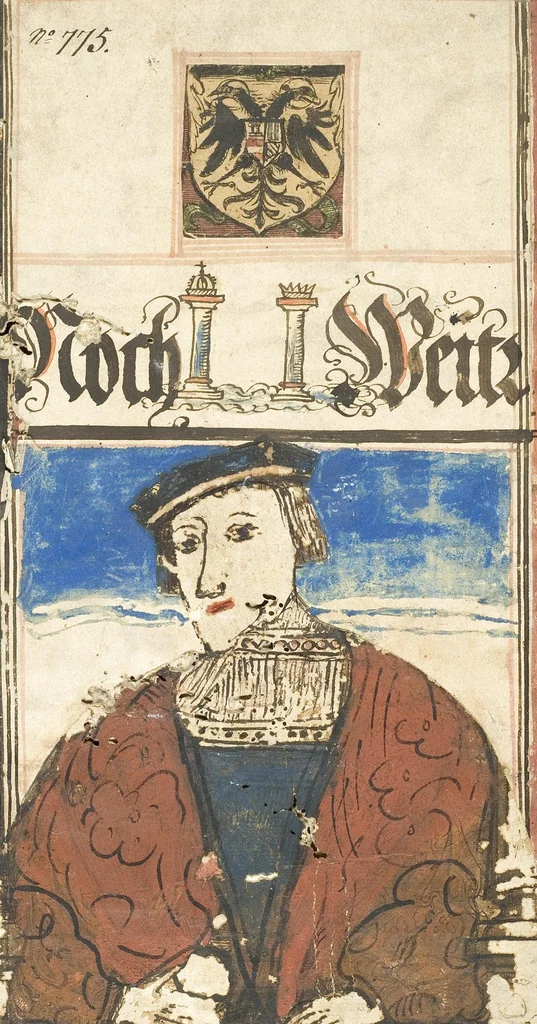 An illustration from Expostulation Deutschlands gegen Kaiser Karl V. 1546 ∙ Nachrichten, 1555, leaf 1