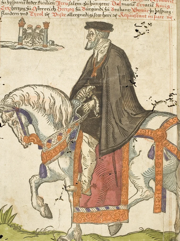 An illustration from Expostulation Deutschlands gegen Kaiser Karl V. 1546 ∙ Nachrichten, 1555, leaf 2