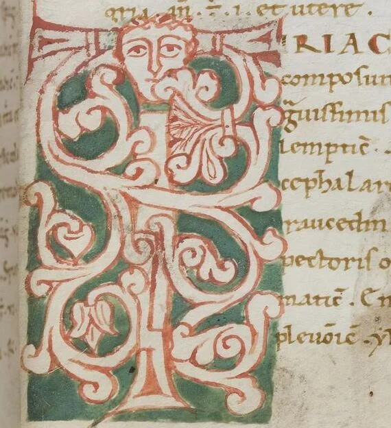 An illustration from Medizinische Sammelhandschrift, leaf 587