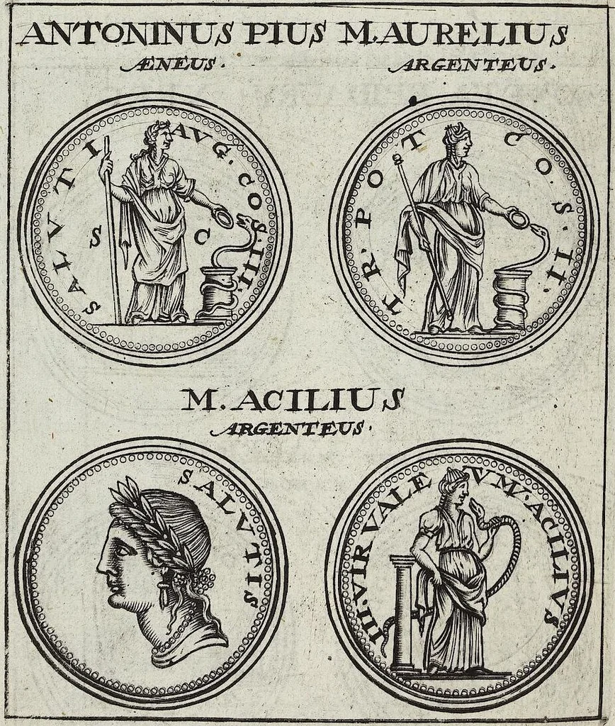 An illustration from Discovrs De La Religion Des Anciens Romains, 1672, leaf 107