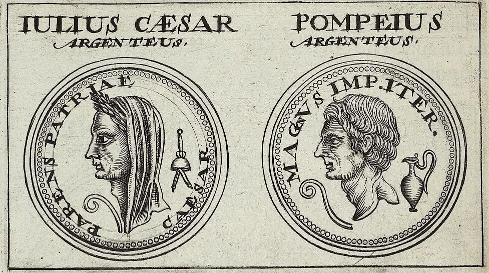 An illustration from Discovrs De La Religion Des Anciens Romains, 1672, leaf 123