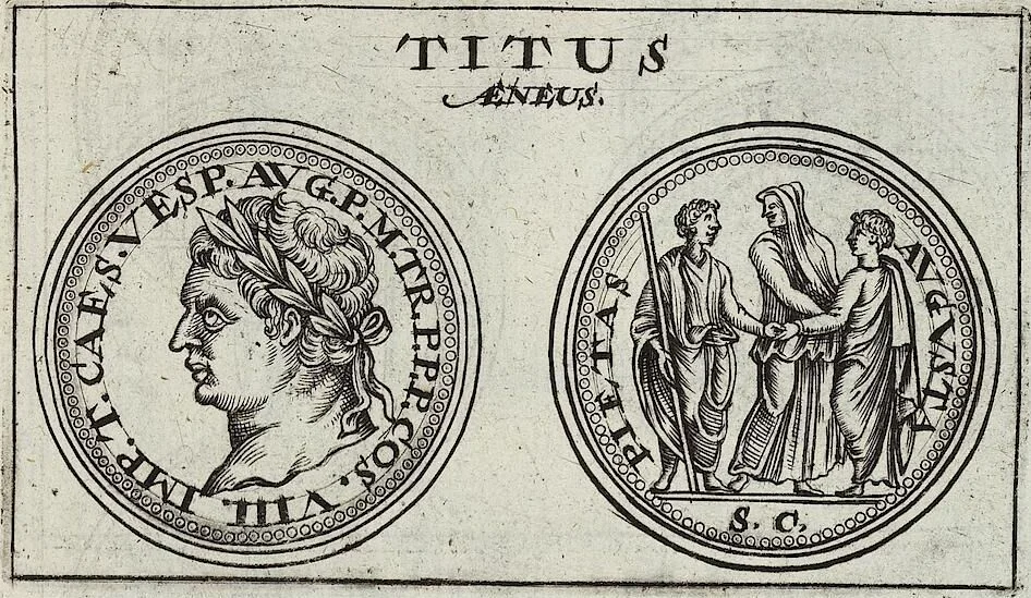An illustration from Discovrs De La Religion Des Anciens Romains, 1672, leaf 126