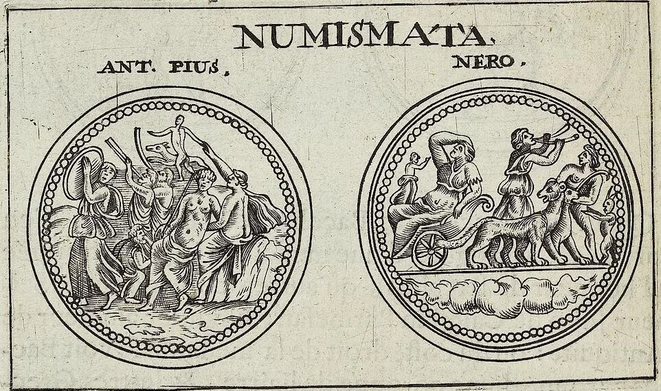 An illustration from Discovrs De La Religion Des Anciens Romains, 1672, leaf 137