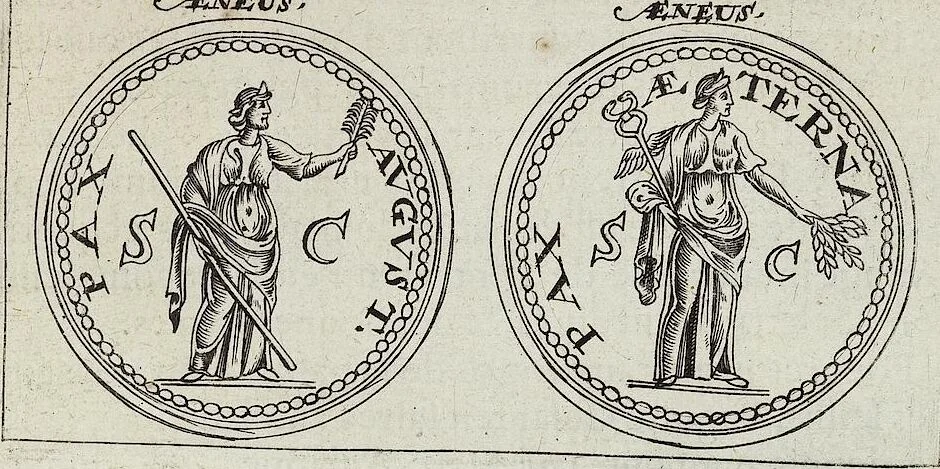 An illustration from Discovrs De La Religion Des Anciens Romains, 1672, leaf 14