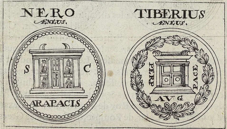 An illustration from Discovrs De La Religion Des Anciens Romains, 1672, leaf 15