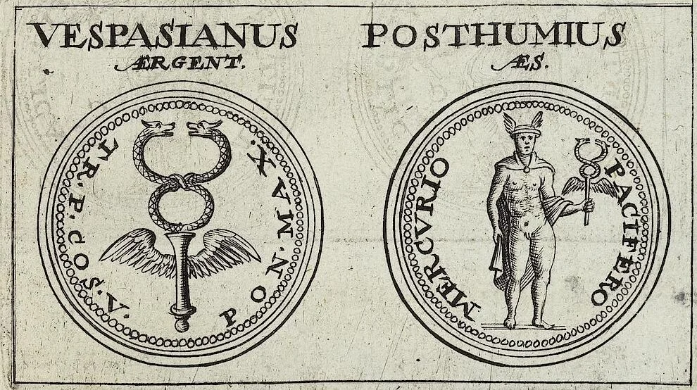 An illustration from Discovrs De La Religion Des Anciens Romains, 1672, leaf 154