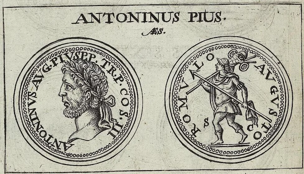 An illustration from Discovrs De La Religion Des Anciens Romains, 1672, leaf 161