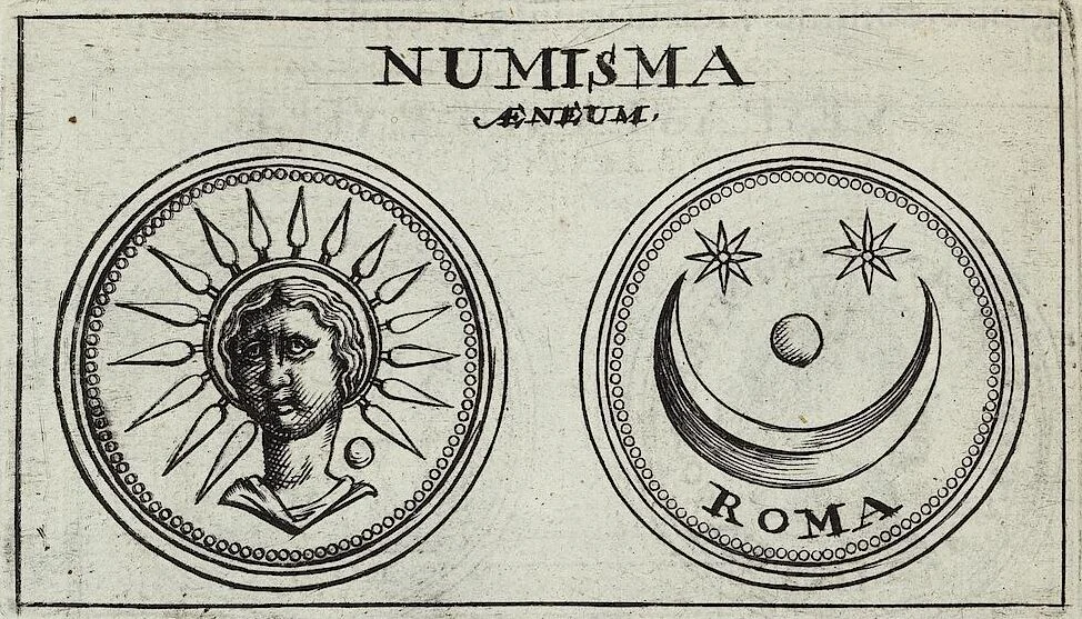 An illustration from Discovrs De La Religion Des Anciens Romains, 1672, leaf 165