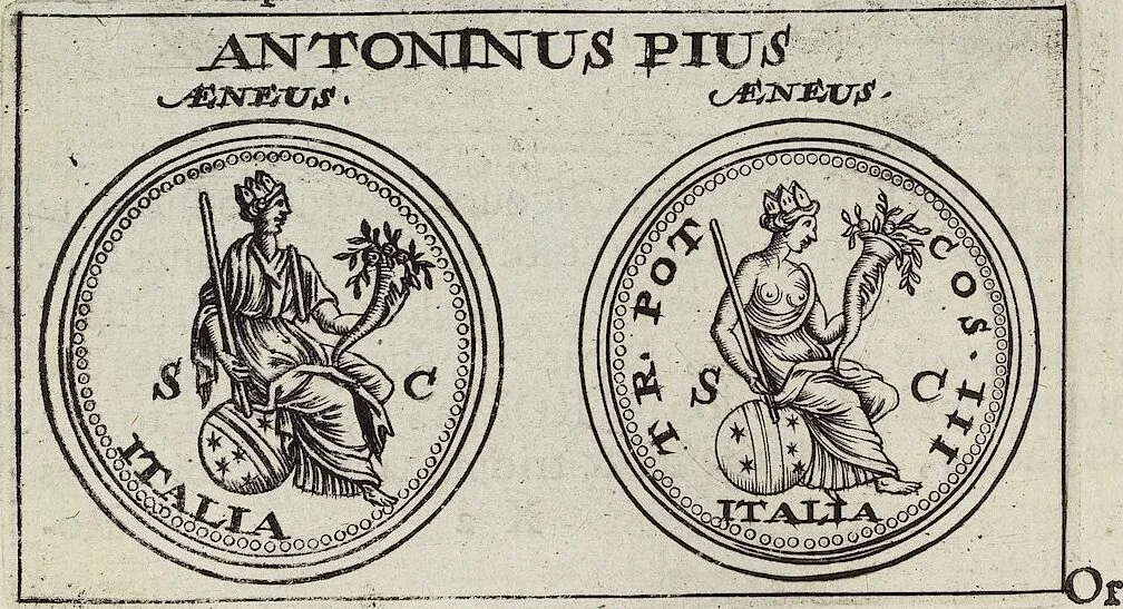 An illustration from Discovrs De La Religion Des Anciens Romains, 1672, leaf 165