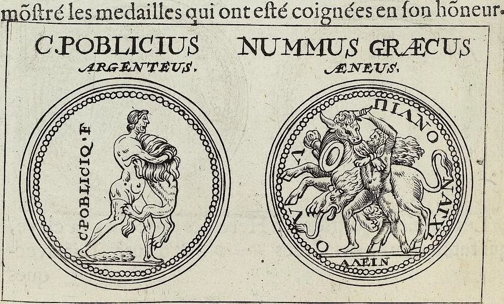 An illustration from Discovrs De La Religion Des Anciens Romains, 1672, leaf 177