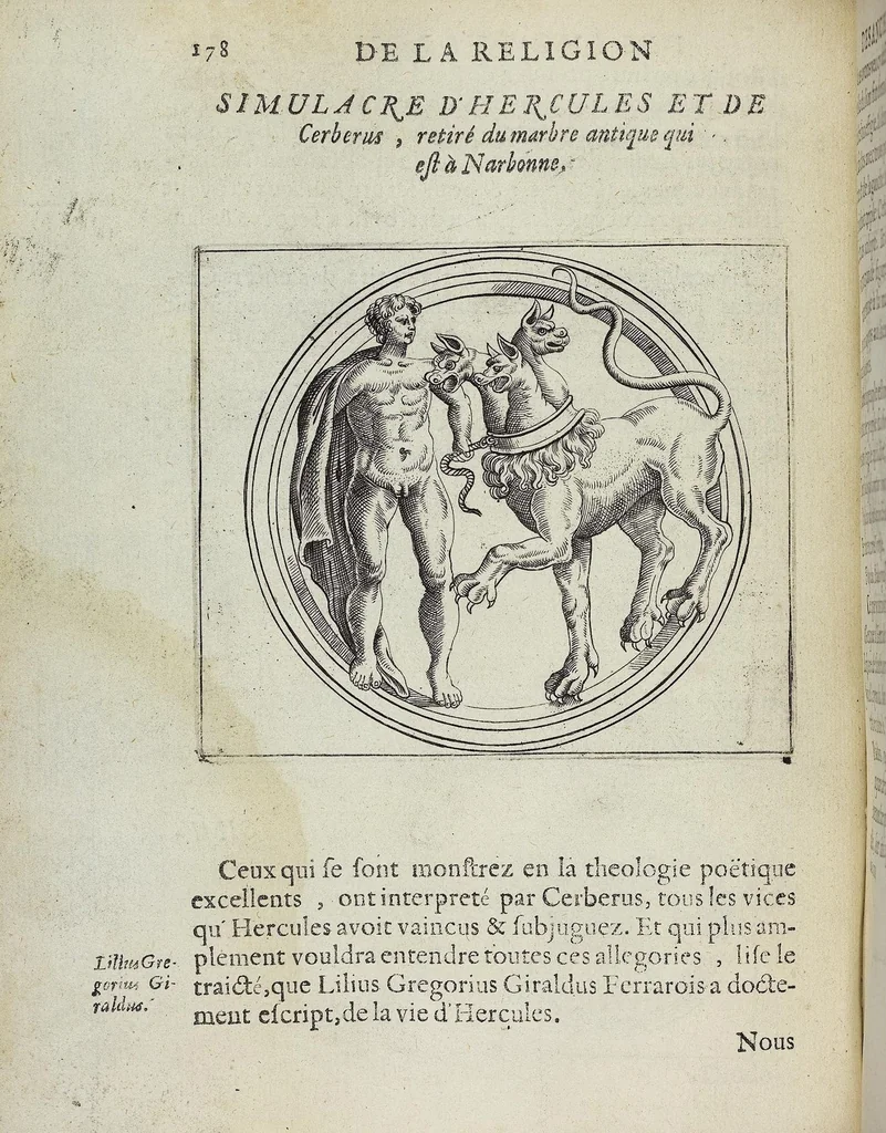 An illustration from Discovrs De La Religion Des Anciens Romains, 1672, leaf 179