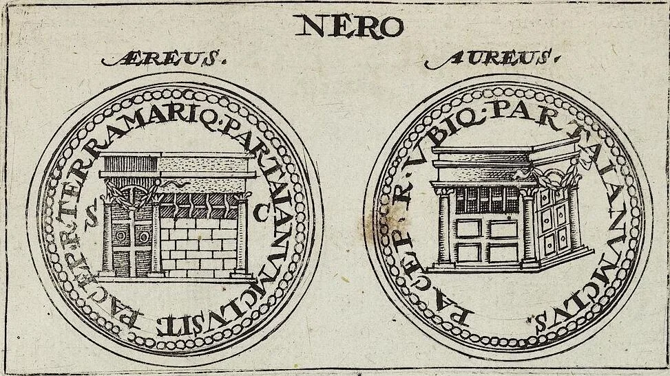 An illustration from Discovrs De La Religion Des Anciens Romains, 1672, leaf 18