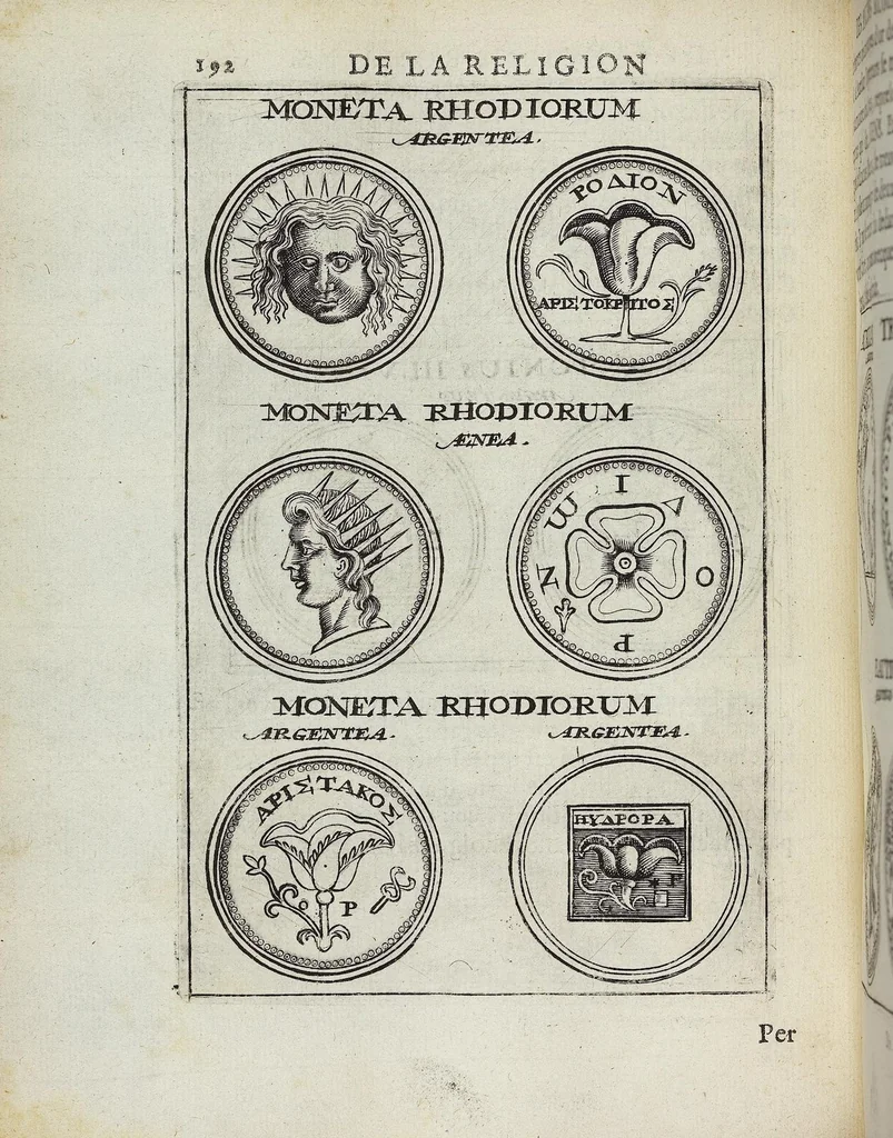 An illustration from Discovrs De La Religion Des Anciens Romains, 1672, leaf 193