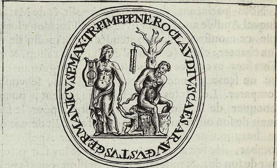 An illustration from Discovrs De La Religion Des Anciens Romains, 1672, leaf 197