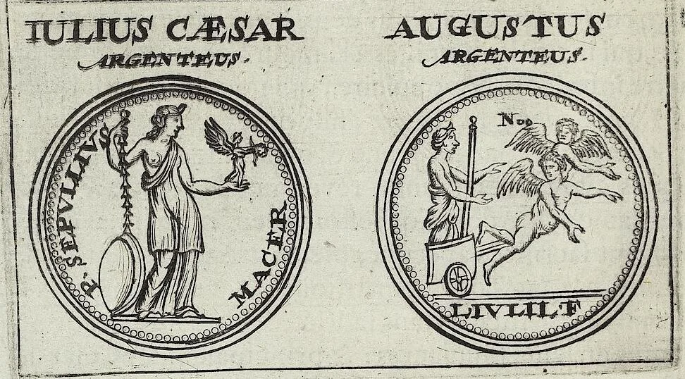 An illustration from Discovrs De La Religion Des Anciens Romains, 1672, leaf 211