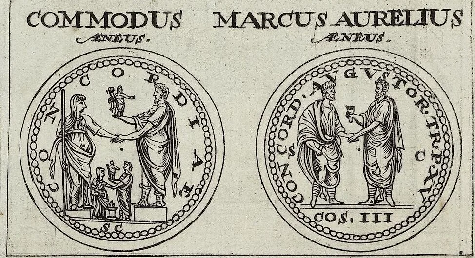 An illustration from Discovrs De La Religion Des Anciens Romains, 1672, leaf 23