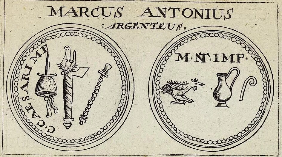 An illustration from Discovrs De La Religion Des Anciens Romains, 1672, leaf 230